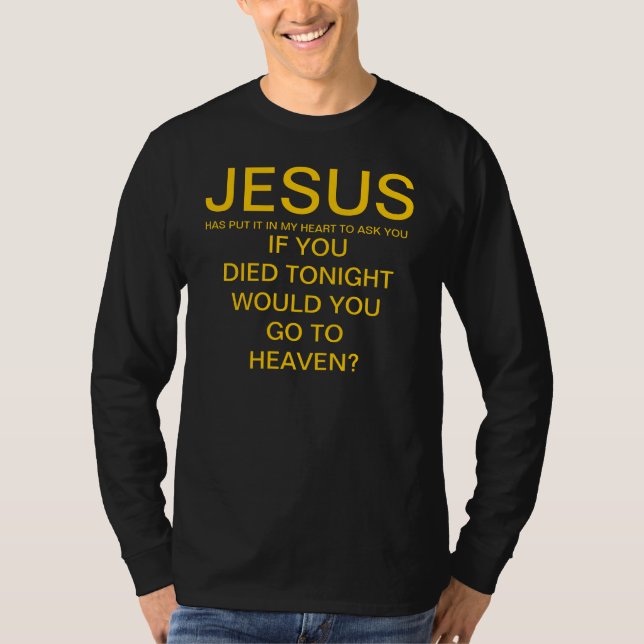 Camiseta haga publicidad de Jesús en su vida (Anverso)