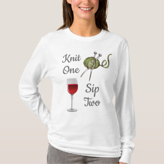 Camiseta Haga punto un… sorbo dos es buena idea de
