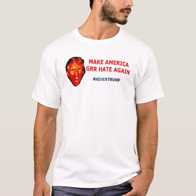 Camiseta Haga que América Grr odia otra vez (Anverso)