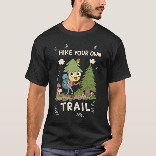Camiseta Haga senderismo en su propio ciclismo de prueba (Anverso)