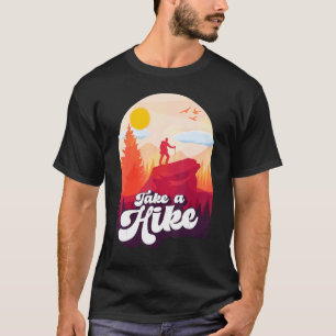 Camiseta Haga senderismo en un fogón de autobús al aire lib