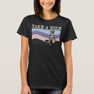 Camiseta Haga Senderismo Gráfico Schnauzer En Miniatura