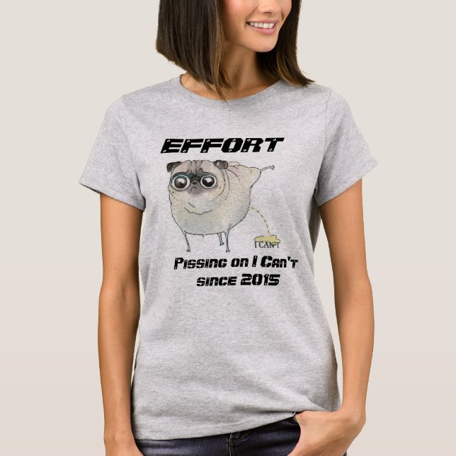 Camiseta Haga un esfuerzo (Anverso)