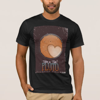 Camiseta ¡Haga un viaje! Cartel de viaje de Plutón