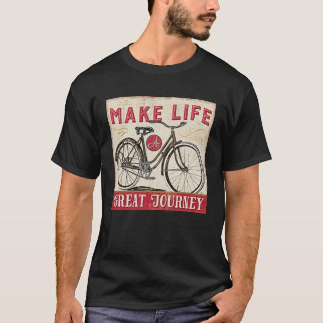 Camiseta Haga vida una gran cita del viaje (Anverso)