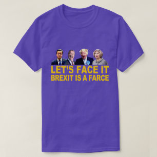 Camiseta HÁGALE FRENTE, BREXIT ES un mensaje anti de Brexi