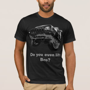 Camiseta Hágale incluso jeep de Bro de la elevación