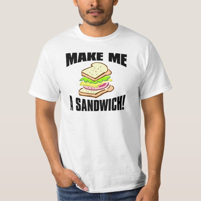 Camiseta Hágame un bocadillo (Anverso)