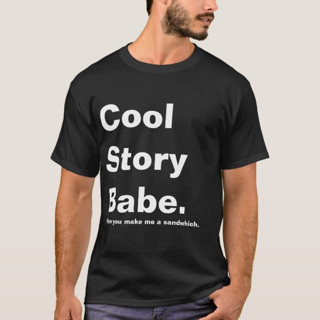 Camiseta Hágame un bocadillo (Anverso)