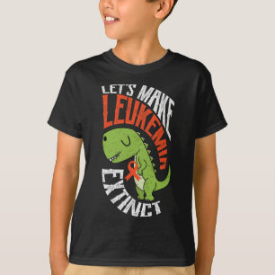 Camiseta Hagamos de la leucemia un hematólogo de los dinosa