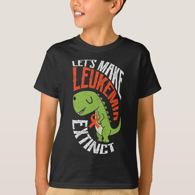 Camiseta Hagamos de la leucemia un hematólogo de los dinosa (Anverso)