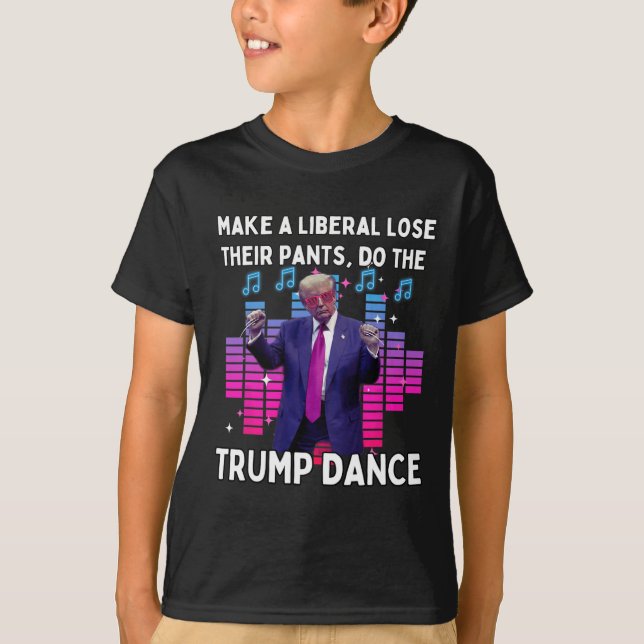 Camiseta Hagamos el baile de Trump - La familia a favor de  (Anverso)