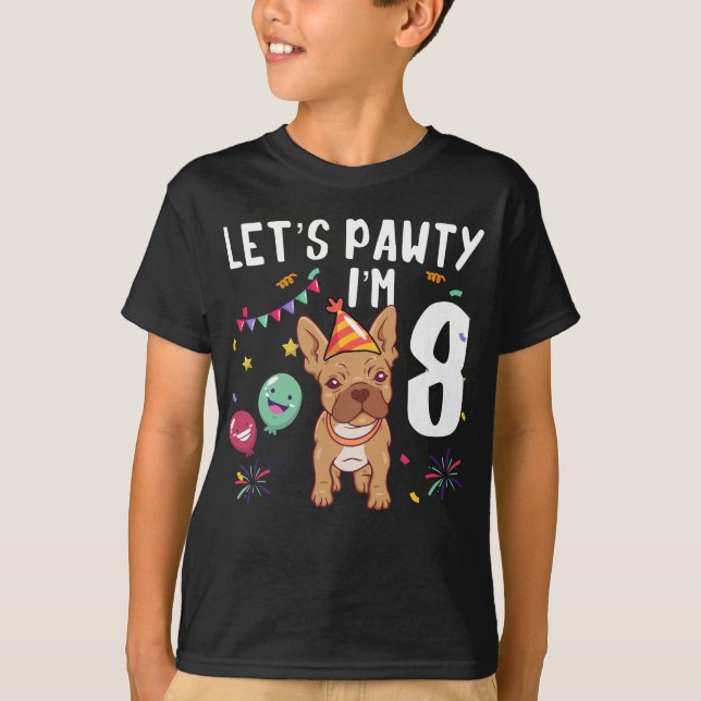 Camiseta Hagamos el favor, tengo 8 años (Anverso)