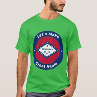 Camiseta Hagamos grande Arkansas de nuevo Oversized