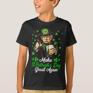 Camiseta Hagamos grande el día de San Patricio nuevamente F