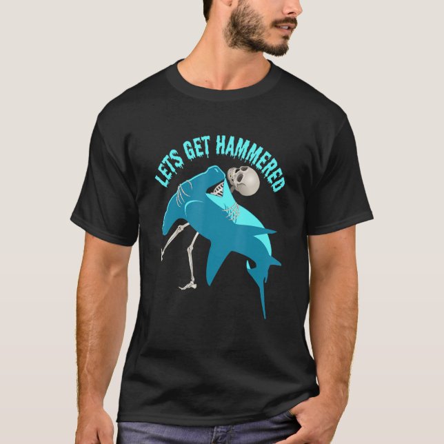 Camiseta Hagamos la Aleta del Tiburón Ballena Mareada (Anverso)
