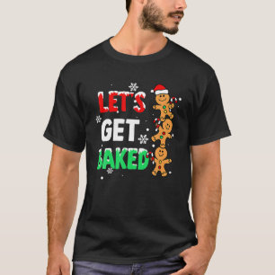 Camiseta Hagamos pan de jengibre a los hombres Navidades de