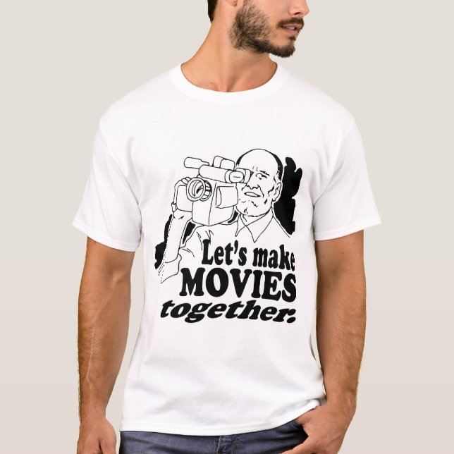 CAMISETA HAGAMOS PELÍCULAS JUNTOS (Anverso)