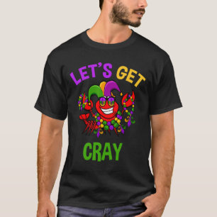 Camiseta Hagamos que Cray Mardi Gras Funny hierva el pez gl