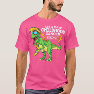 Camiseta Hagamos que el cáncer infantil extinga a los niños