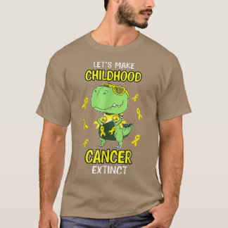 Camiseta Hagamos que el cáncer infantil extinga a los niños