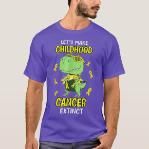 Camiseta Hagamos que el cáncer infantil extinga a los niños