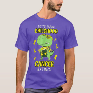 Camiseta Hagamos que el cáncer infantil extinga a los niños