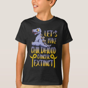 Camiseta Hagamos que el cáncer infantil extinga nuevamente 