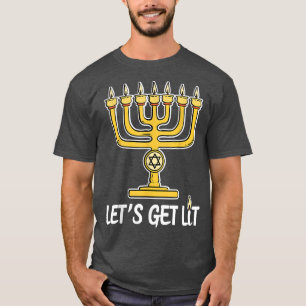 Camiseta Hagamos que el Hanukkah sea divertido 