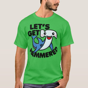 Camiseta Hagamos que Hammered Cute Kawaii Hammerhead Funny