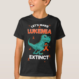 Camiseta Hagamos que la leucemia extinta Sensibilización so