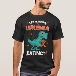 Camiseta Hagamos que la leucemia extinta Sensibilización so