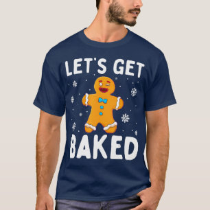 Camiseta Hagamos que los Navidades del hombre de pan de jen