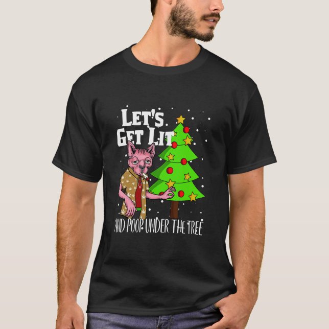 Camiseta Hagamos que los Navidades sean divertidos, Pajamas (Anverso)