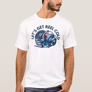 Camiseta Hagamos que Reel Frío   Pesca de hielo