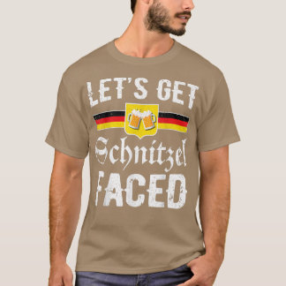 Camiseta Hagamos que Schnitzel enfrente de los hombres muje