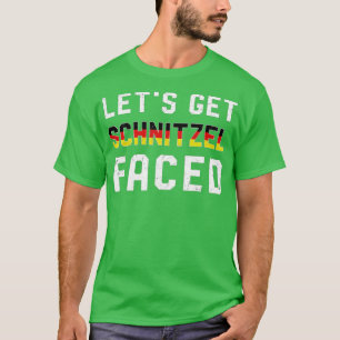 Camiseta Hagamos que Schnitzel enfrente de Oktoberfest Funn