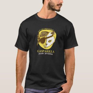 Camiseta Hagamos que se hunda el cráneo de gato pirata Gasp