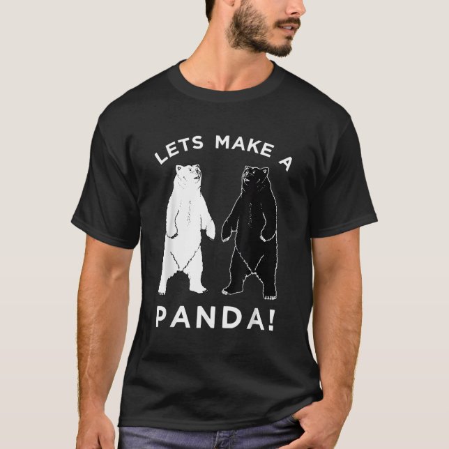 Camiseta Hagamos un oso panda (Anverso)