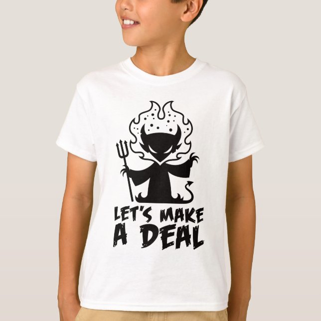 Camiseta Hagamos un trato con el diablo (Anverso)