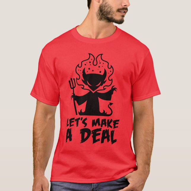 Camiseta Hagamos un trato con el diablo (Anverso)