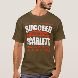 Camiseta Hagan lo que Scarlett le dijo que hicieran amigos 