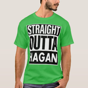 Camiseta Hagan Name Straight Outta Hagan