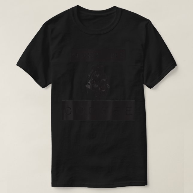 Camiseta HÁGANME CAFÉ Pistolas y café (Diseño del anverso)
