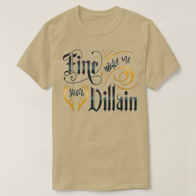 CAMISETA HÁGANME SU VILLAIN (Diseño del anverso)
