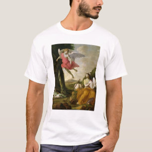 Camiseta Hagar e Ishmael rescatados por el ángel, c.1648
