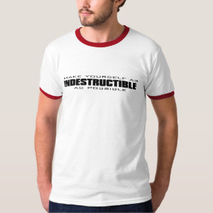 Camiseta hágase tan indestructible como sea posible - blac