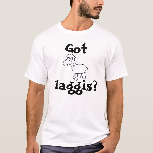 Camiseta ¿Haggis conseguido? (Anverso)
