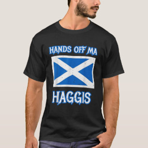 Camiseta Haggis Escocia Bandera Cocina Comida Graciosa C