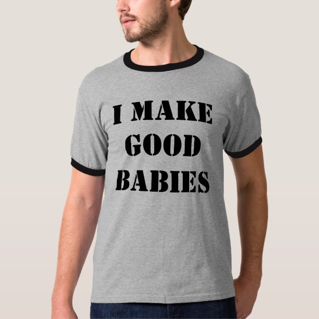 CAMISETA HAGO A BUENOS BEBÉS (Anverso)